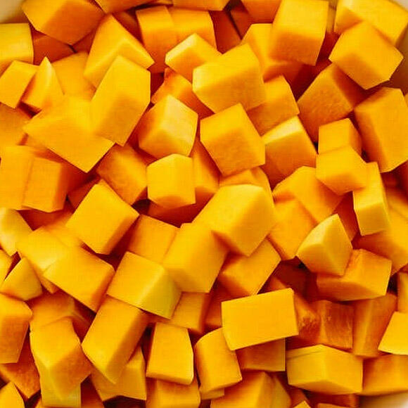 Pumpkin cubes