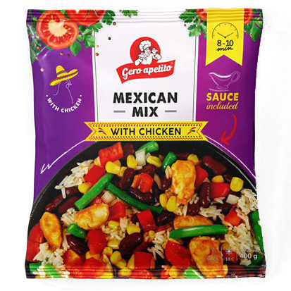 Mexican mix, with chicken „READY MEALS”